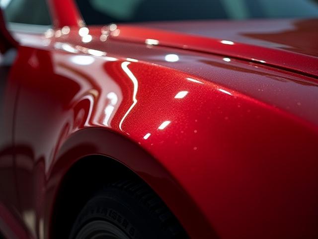 Stunning high-gloss finish after exterior polishing